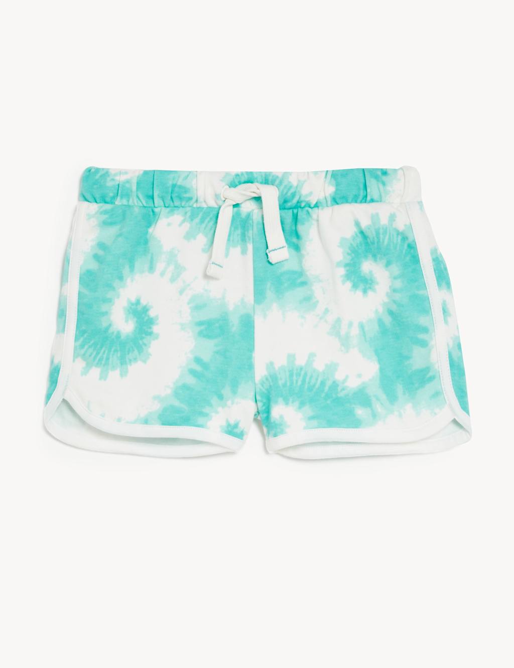 Pure Cotton Tie Dye Shorts (6 - 16 Yrs)