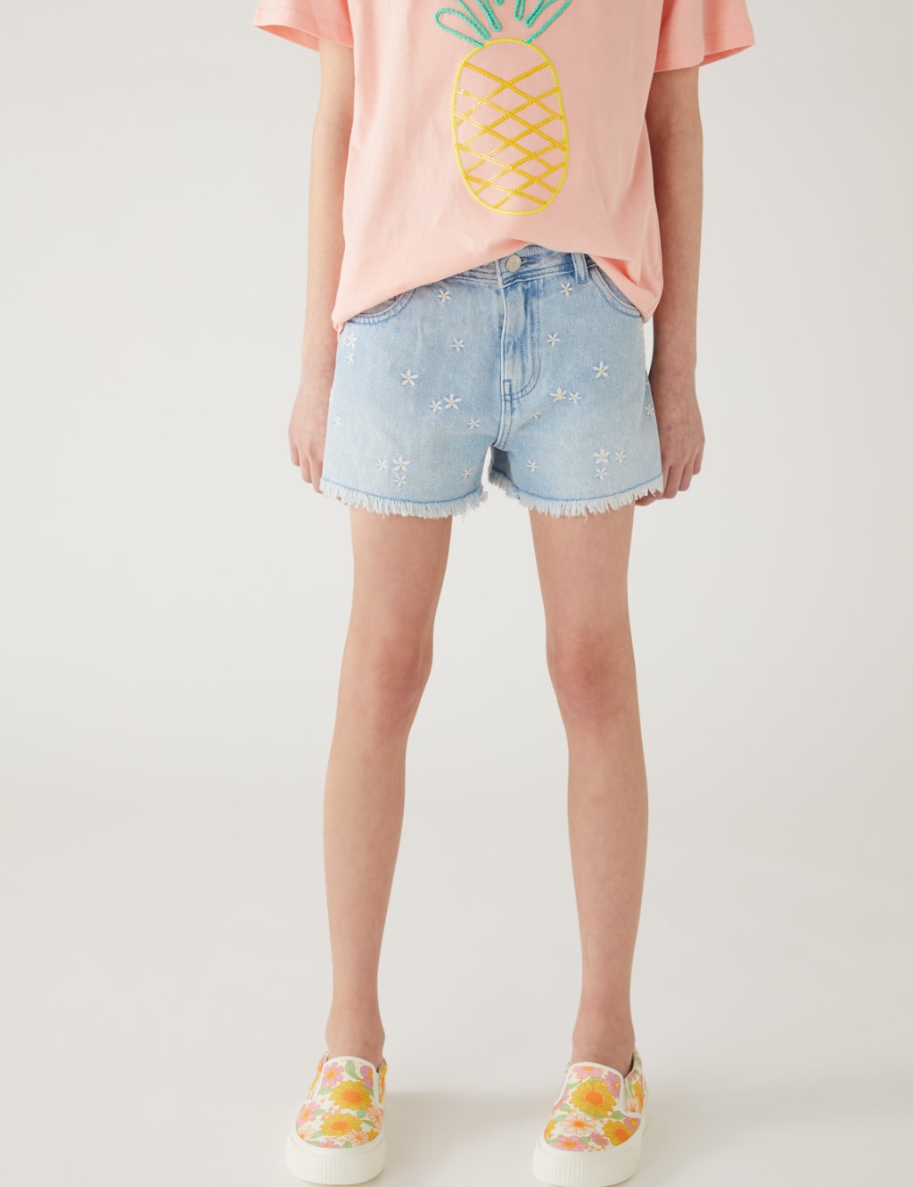 Marks and spencer girls shorts cheap