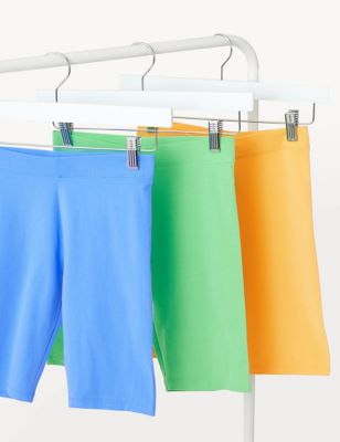 

Girls M&S Collection 3pk Cotton Rich Cycling Shorts (6-16 Yrs) - Multi/Brights, Multi/Brights