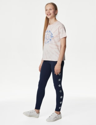 Cotton Rich Stars Leggings (6-16 Yrs)