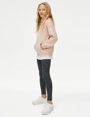 Cotton Rich Patterned Leggings (6-16 Yrs)