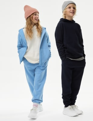

M&S Collection Pantalón deportivo liso de algodón (6-16 años) - Blue, Blue