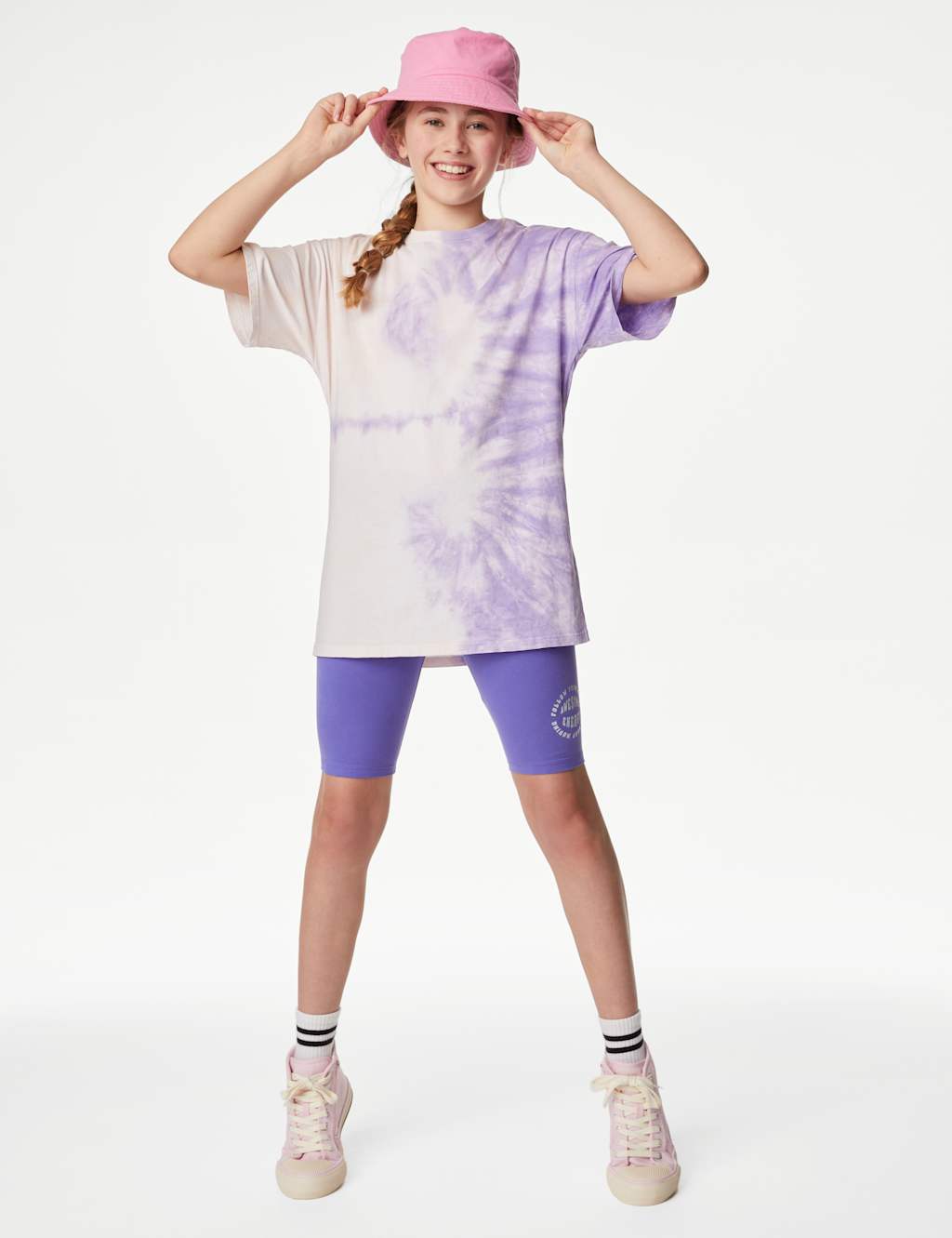 2pc Cotton Rich Tie Dye Top & Bottom Outfit (6-16 Yrs) image 1