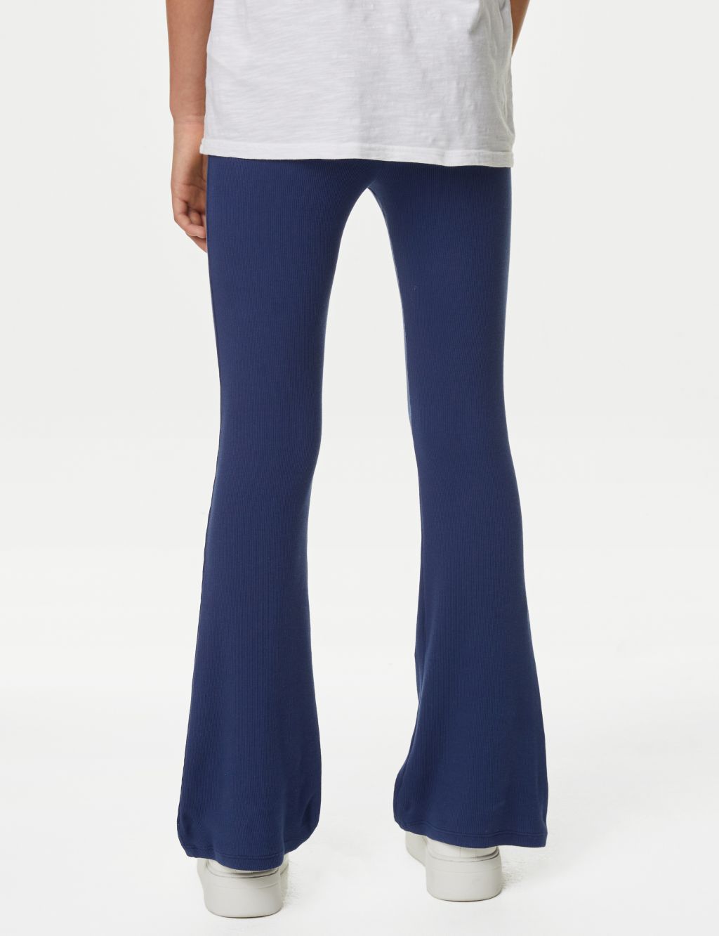 Cotton Rich Flared Leggings (6-16 Yrs) image 4