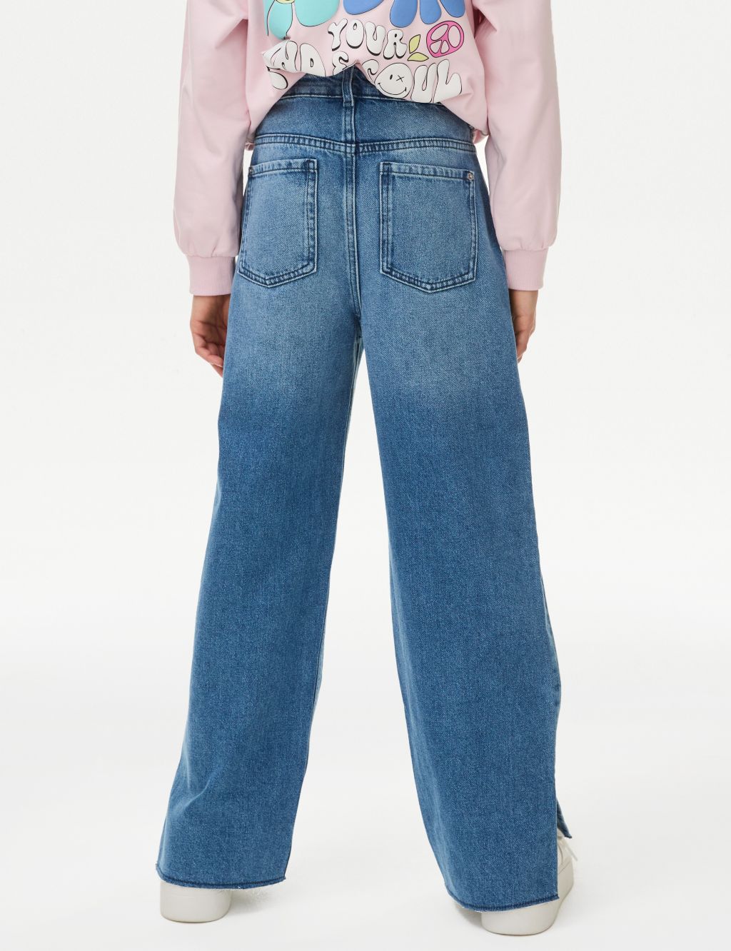Pure Cotton Denim Jeans (6–16 Yrs) image 5