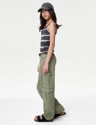 Cotton Rich Cargo Trousers (6-16 Yrs) - ID