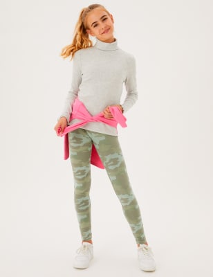 

M&S Collection Leggings de algodón de camuflaje (6-16 años) - Khaki Mix, Khaki Mix