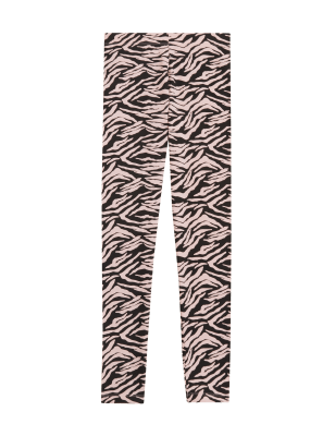 

M&S Collection Leggings de algodón con estampado de cebra (6-16 años) - Pink Mix, Pink Mix