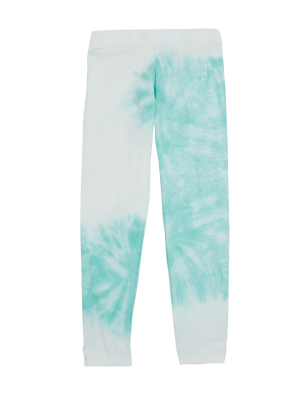 

Girls M&S Collection Cotton Rich Tie Dye Leggings (6-16 Yrs) - Aqua Mix, Aqua Mix