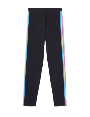 

Girls M&S Collection Cotton Rich Side Stripe Leggings (6-16 Yrs) - Charcoal, Charcoal