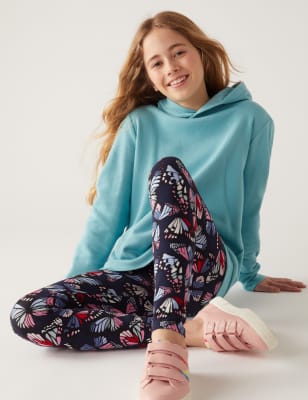

Leggings skinny de algodón con diseño de mariposas (6-16 años) - Navy Mix, Navy Mix