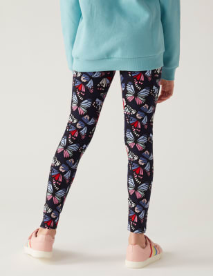 Skinny Cotton Rich Butterfly Leggings