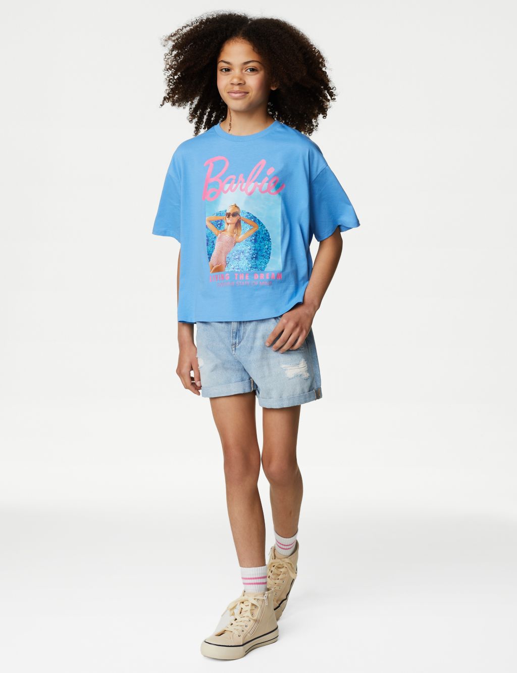 Pure Cotton Barbie™ T-Shirt (6-16 Yrs) image 3