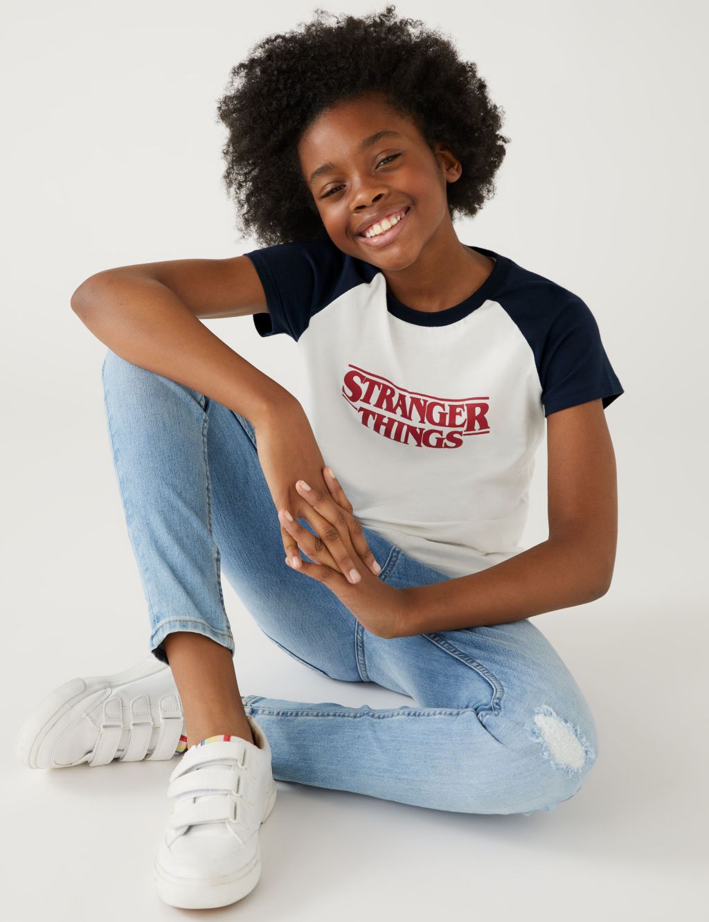Pure Cotton Stranger Things™ T-Shirt (6 - 16 Yrs) image 1