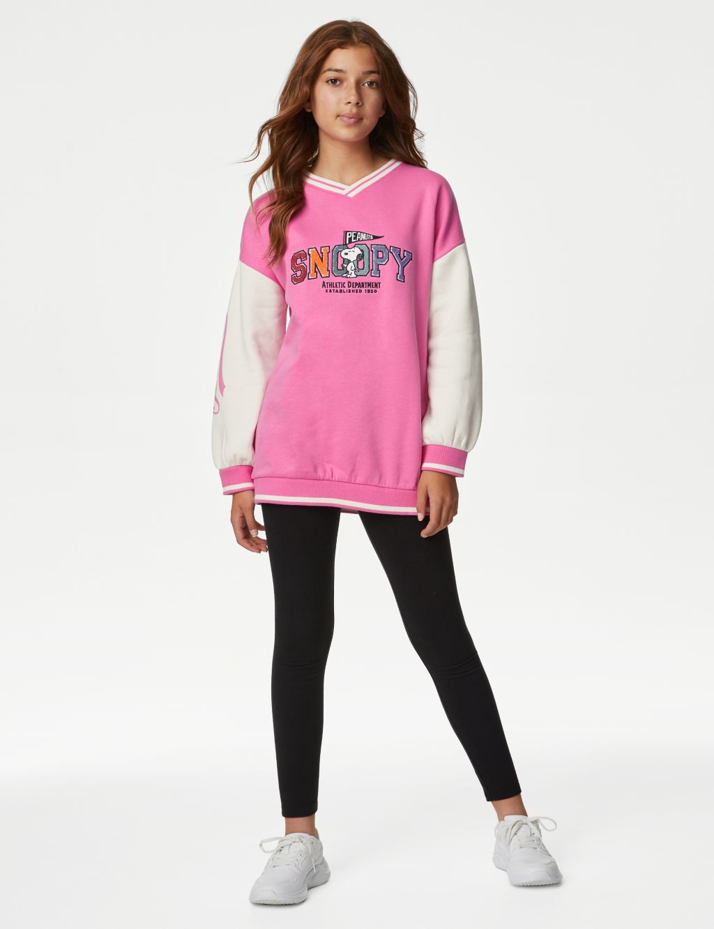 Cotton Rich Snoopy™ Sweatshirt (6-16 Yrs) image 3