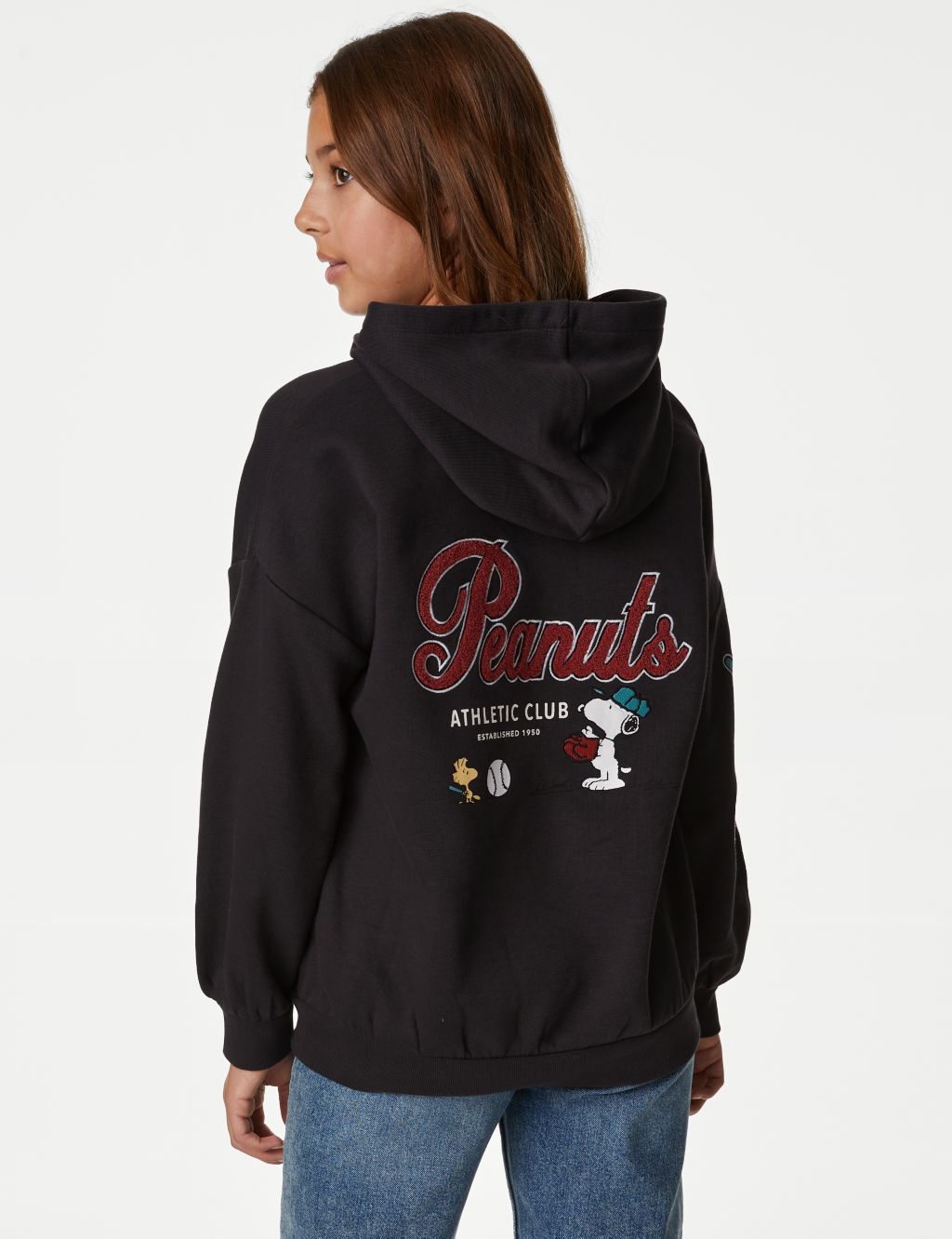 Cotton Rich Snoopy™ Hoodie (6-16 Yrs) image 4