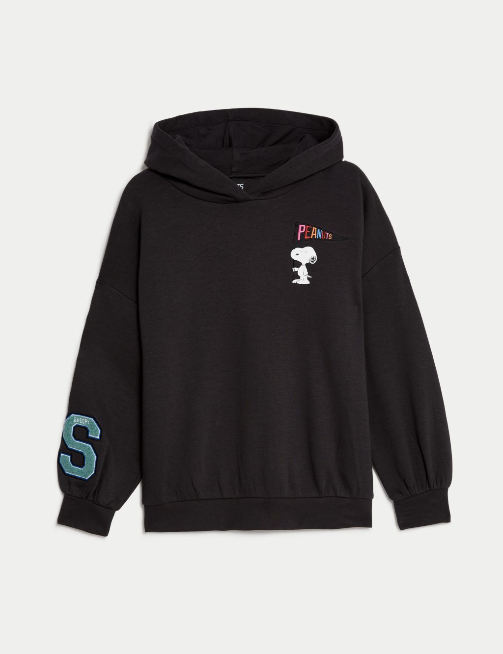 Cotton Rich Snoopy™ Hoodie (6-16 Yrs) image 2