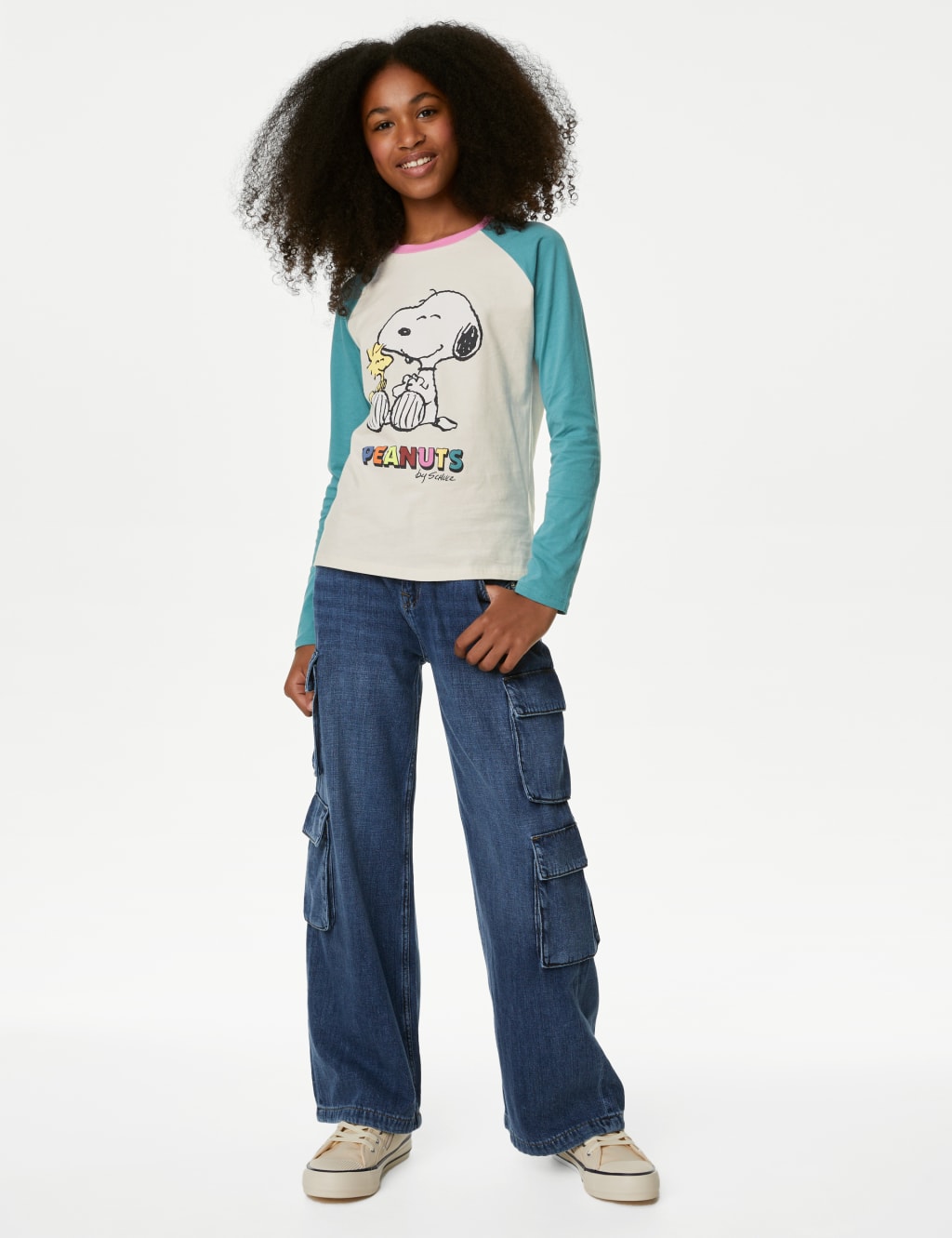 Pure Cotton Snoopy™ Raglan Top image 3