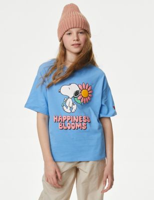 Pure Cotton Snoopy™ Graphic T-Shirt (6-16 Yrs) - AL