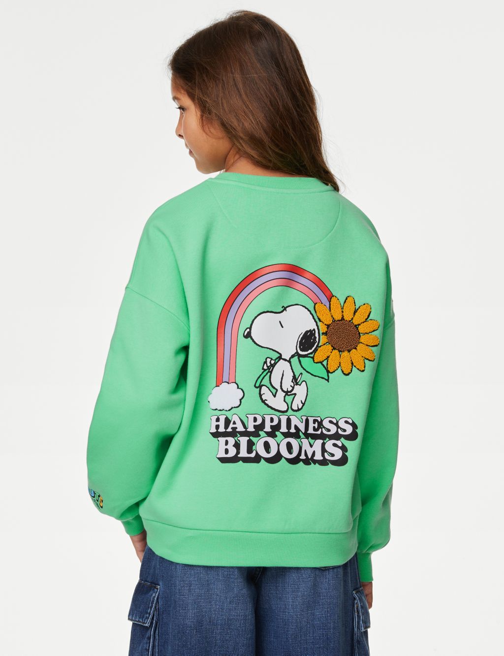 Cotton Rich Snoopy™ Sweatshirt (6-16Yrs) image 4