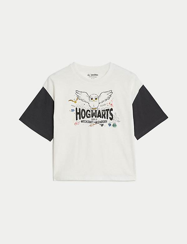 Pure Cotton Harry Potter™ Hedwig T-Shirt (6-16 Yrs) - NZ