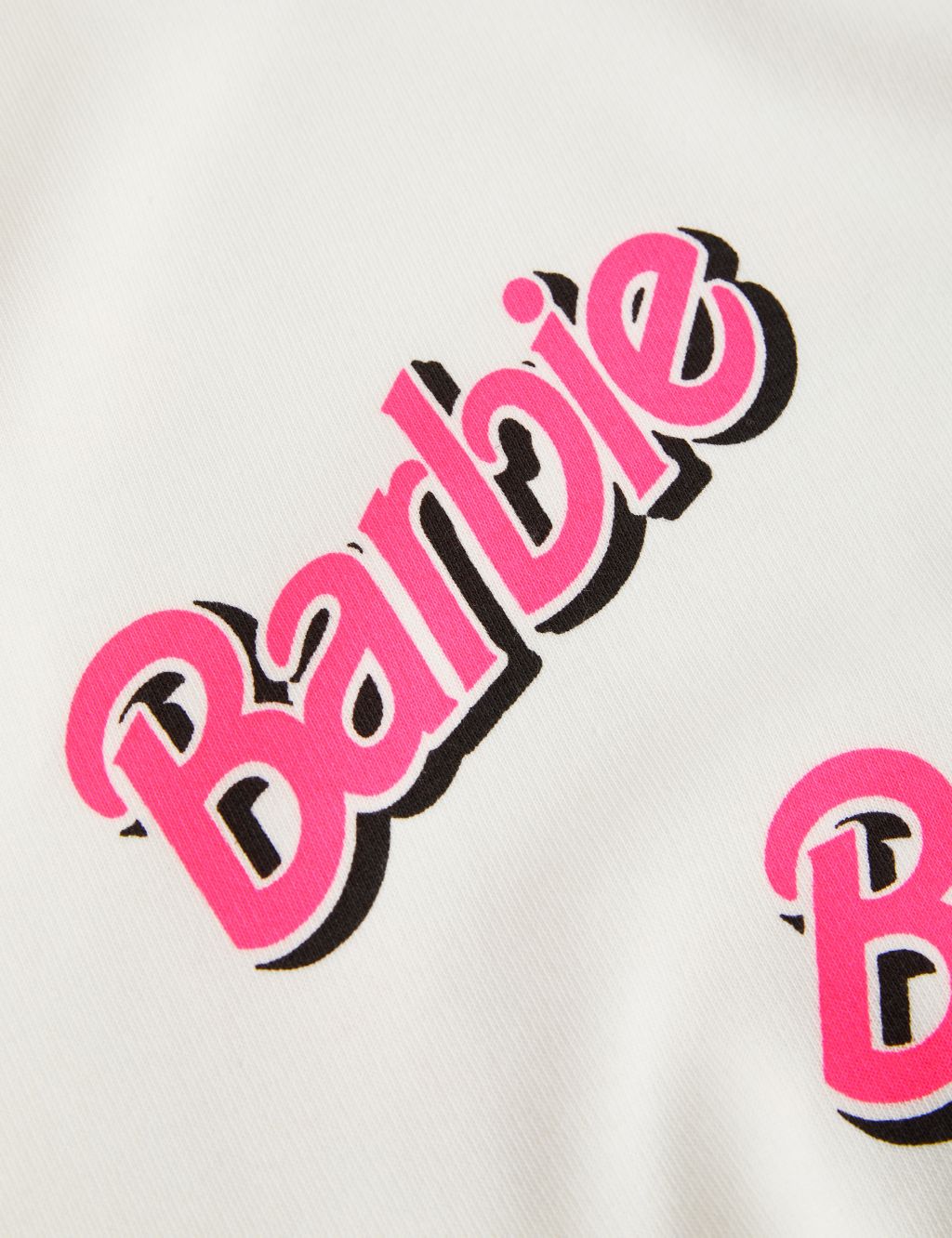Cotton Rich Barbie™ Print Sweatshirt (5-16 Yrs) image 5