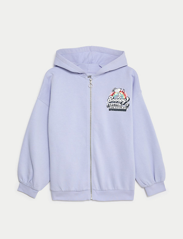 Cotton Rich Snoopy Zip Hoodie (6-16 Yrs) - SK