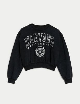 Cotton Rich Harvard University Sweatshirt (6-16 Yrs)
