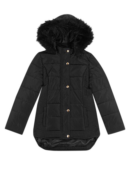 Thermal Hooded & Padded Coat with Stormwear™ (3-14 Years) | M&S