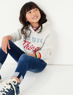 Mikina s&nbsp;kapuc&iacute; a&nbsp;n&aacute;pisem &bdquo;Do Your Thing&ldquo; (3&ndash;16&nbsp;let)