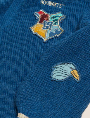 

Girls M&S Collection Cotton Rich Harry Potter™ Cardigan (6-16 Yrs) - Blue, Blue