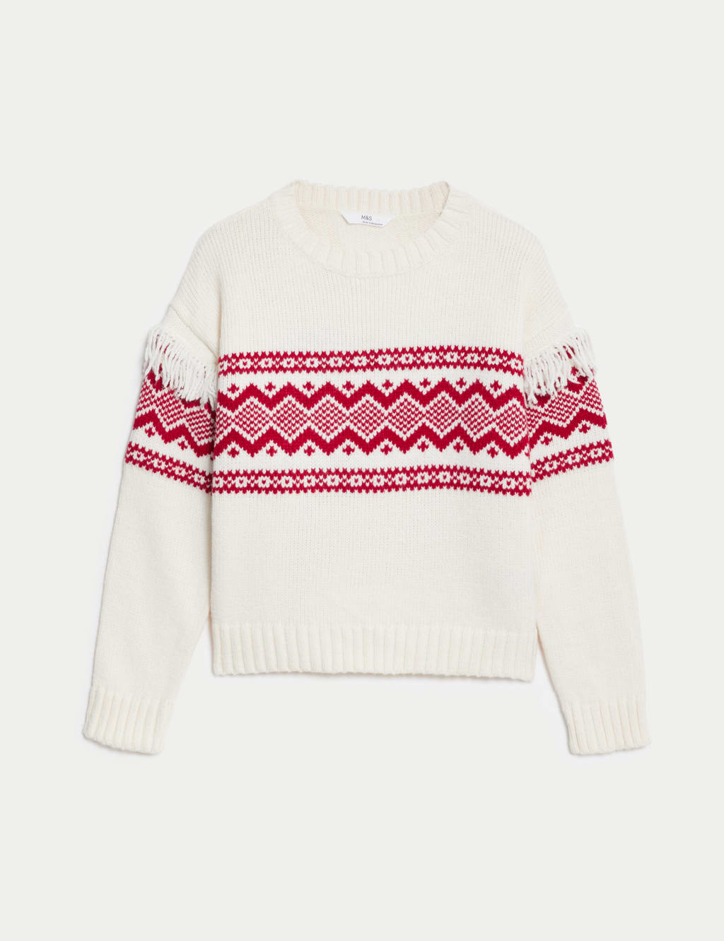 Fair Isle Knitted Jumper (6-16 Yrs) image 2