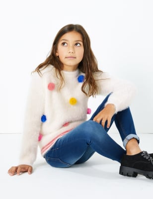 Svetr s&nbsp;bambulkami (3&ndash;16&nbsp;let)