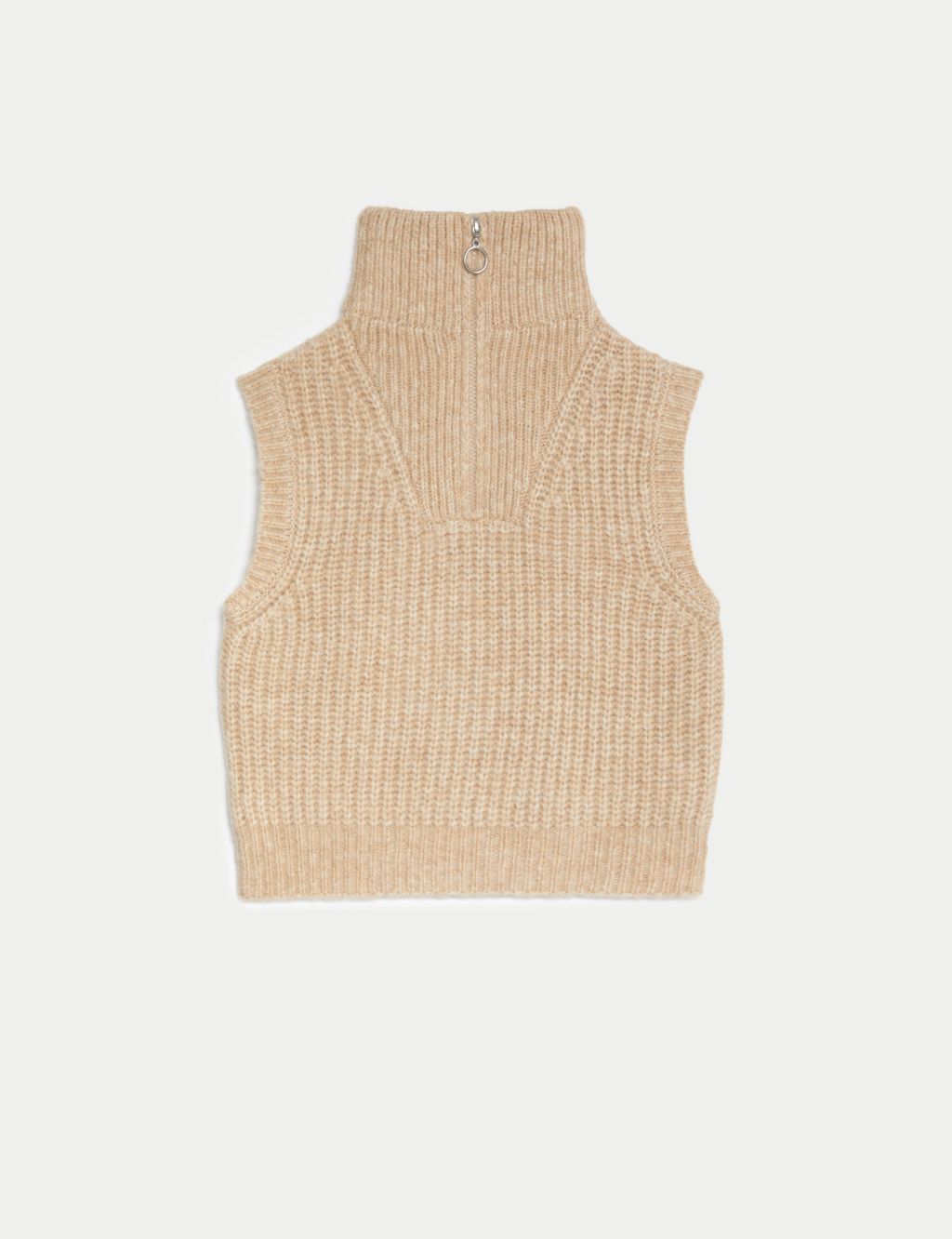 Zip Knitted Vest (6-16 Yrs) image 2