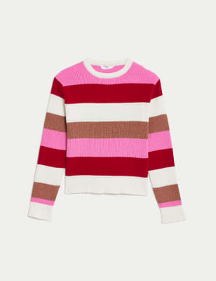 Knitted Striped Jumper (6-16 Yrs)