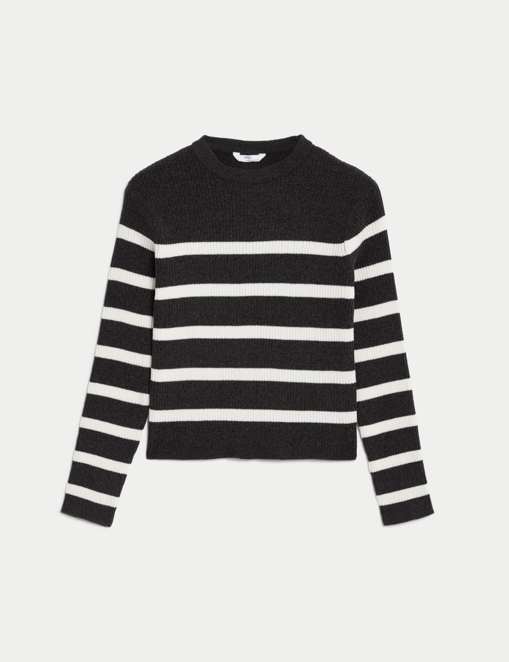 Knitted Striped Jumper (6-16 Yrs) image 2