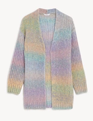 Cotton Blend Rainbow Cardigan (6-16 Yrs)