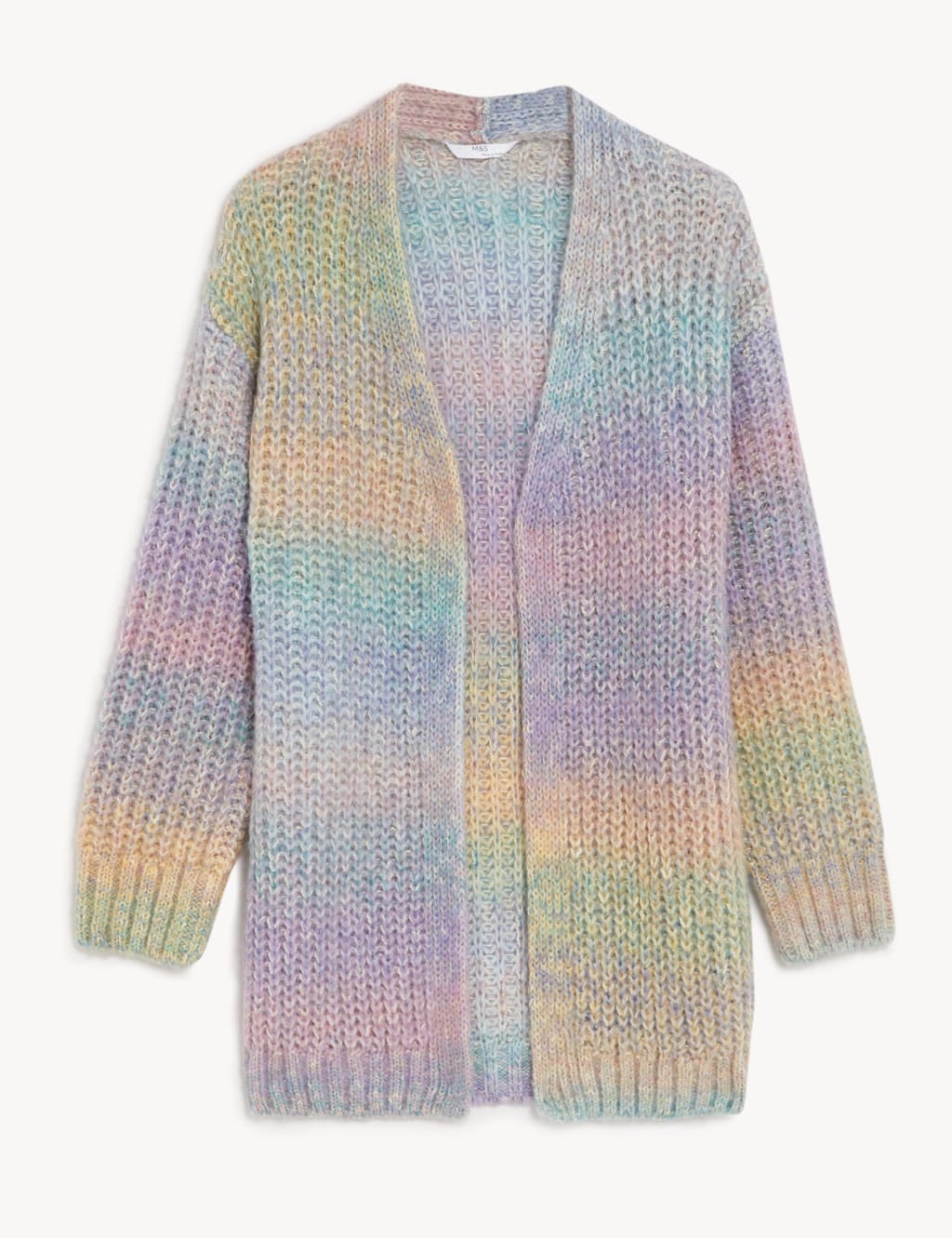 Cotton Blend Rainbow Cardigan (6-16 Yrs) image 2