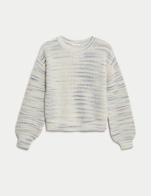 Cotton Rich Patterned Jumper (6-16 Yrs)