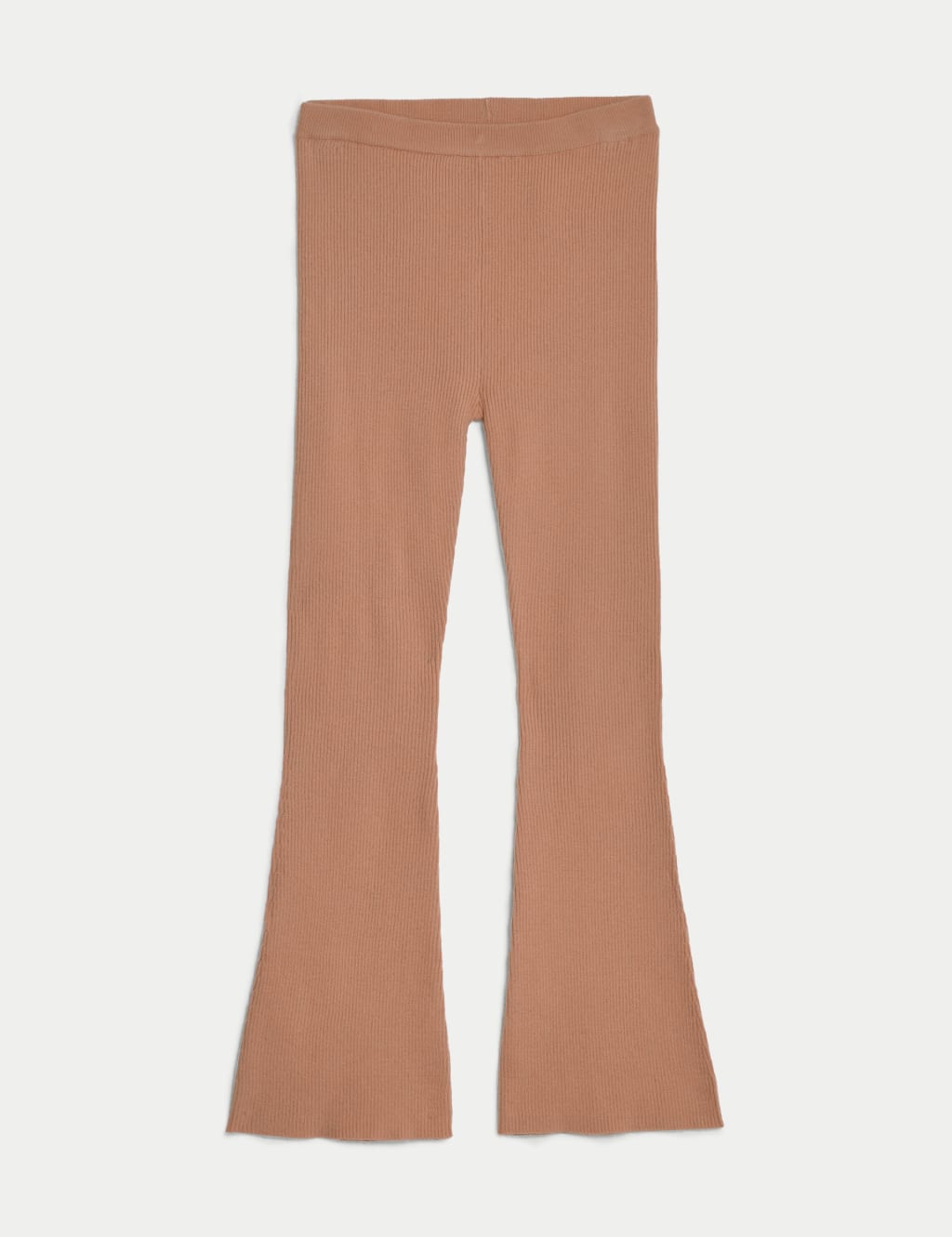 Flared Ribbed Knitted Trousers (6-16 Yrs) image 2