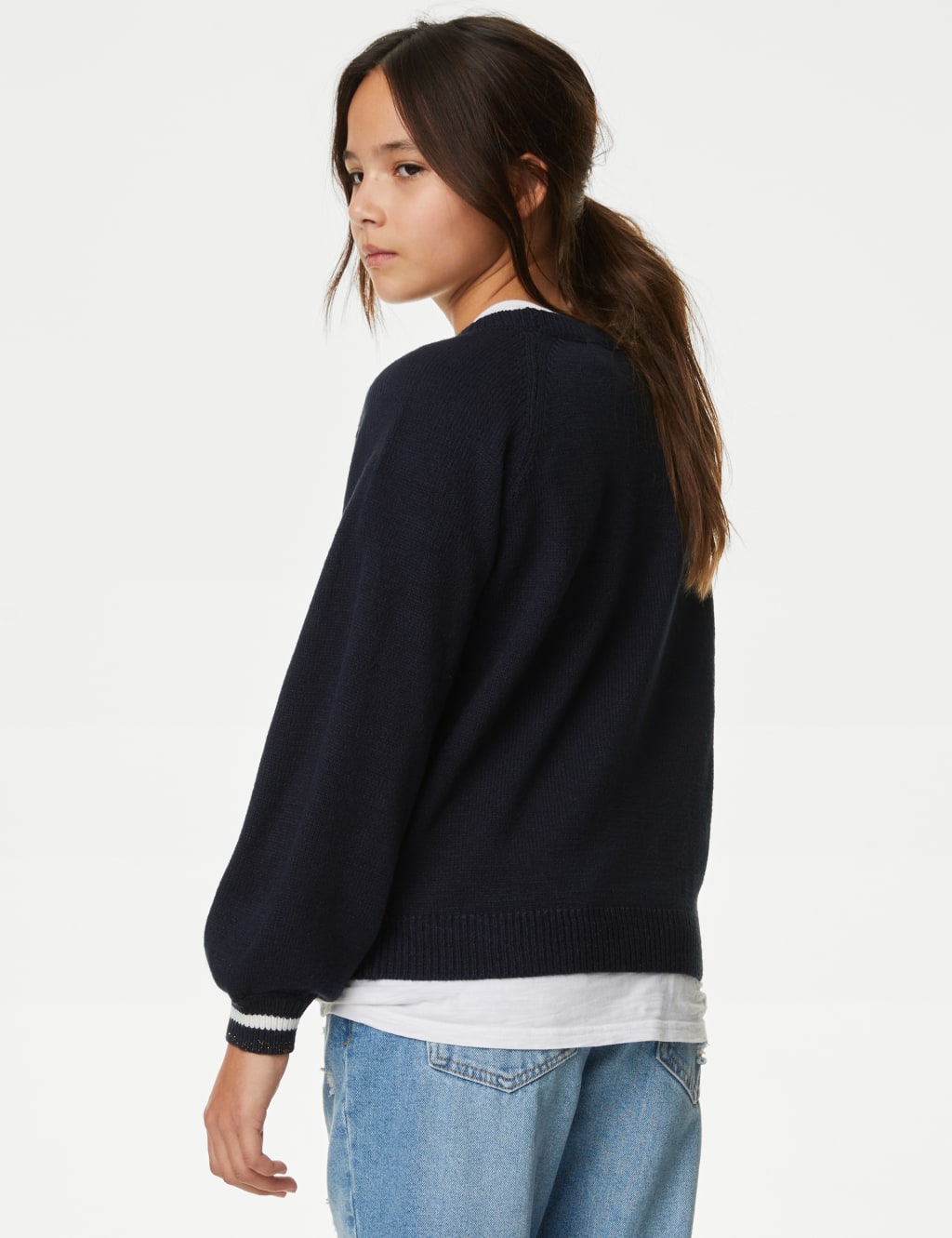 Poodle Knitted Jumper (6-16 Yrs) image 4