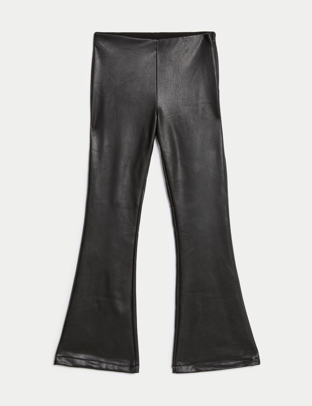 Faux Leather Flared Trousers (6-16 Yrs) image 2