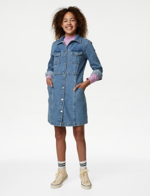 Denim Dress (6-16 Yrs) - GR