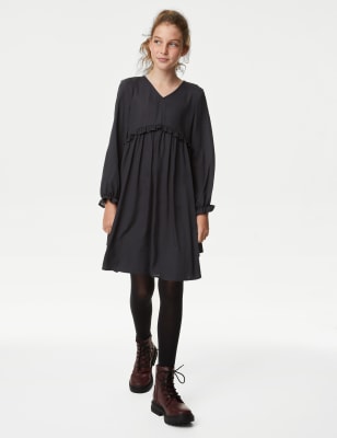 

M&S Collection Vestido con volantes (6-16 años) - Charcoal, Charcoal