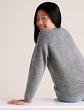 Knitted Appliqué Badge Jumper (6-16 Yrs)