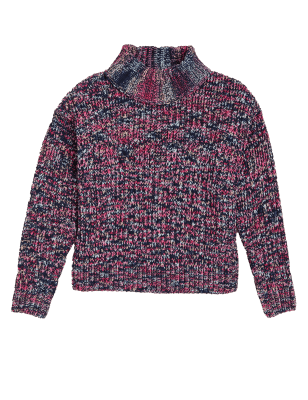 

Girls M&S Collection Multicoloured Jumper (6-16 Yrs) - Black Mix, Black Mix