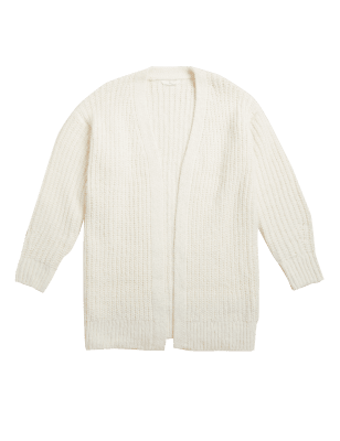 

Girls M&S Collection Ribbed Cardigan (6 -16 Yrs) - Cream, Cream