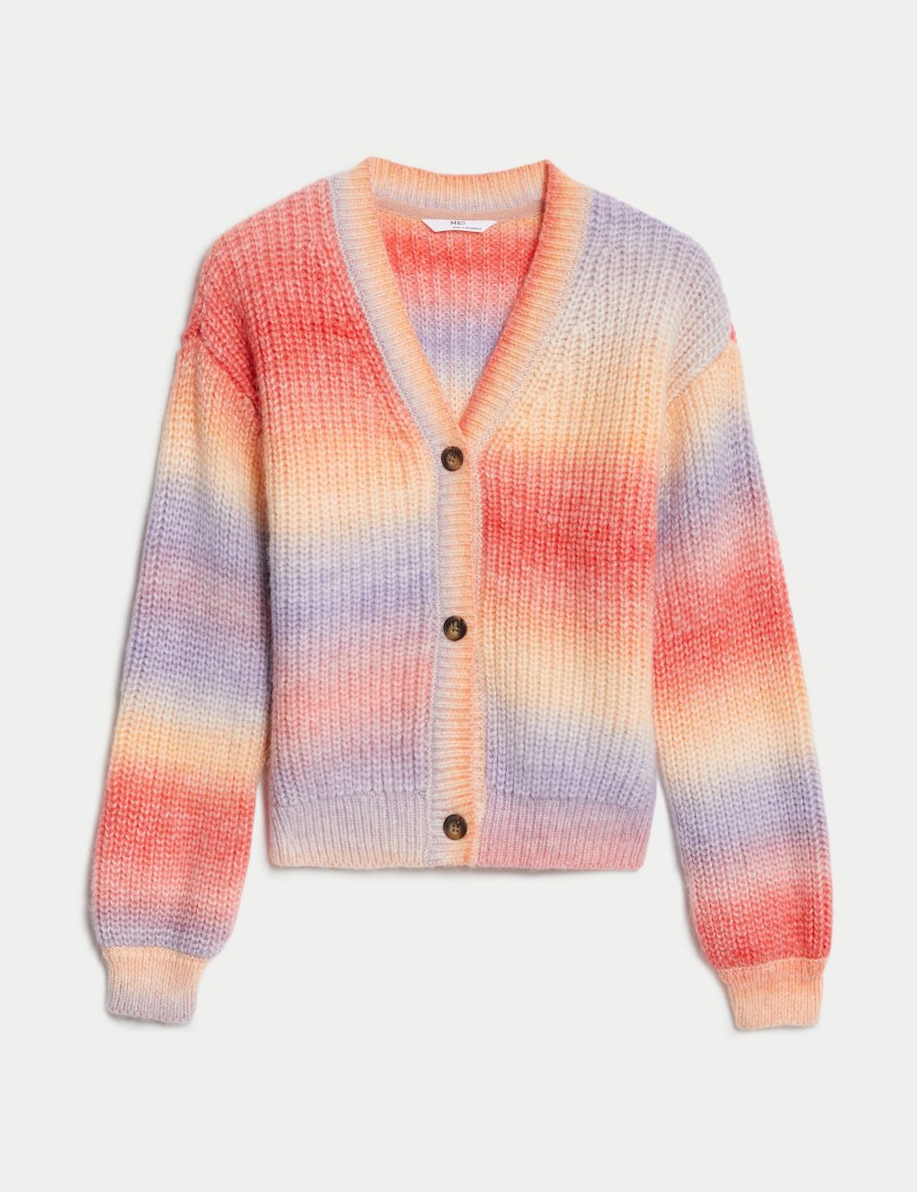 Ombre Knitted Cardigan (6-16 Yrs) image 2