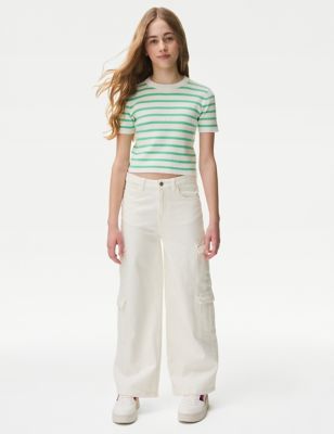 Cotton Rich Cargo Jeans (6-16 Yrs) - SE