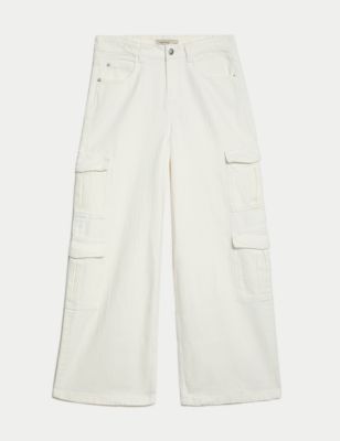Cotton Rich Cargo Jeans (6-16 Yrs)
